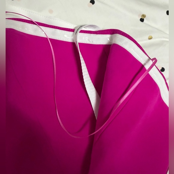 NWT Amanda Uprichard  Rhodes Dress in Hot Pink / White size XS - Picture 5 of 11